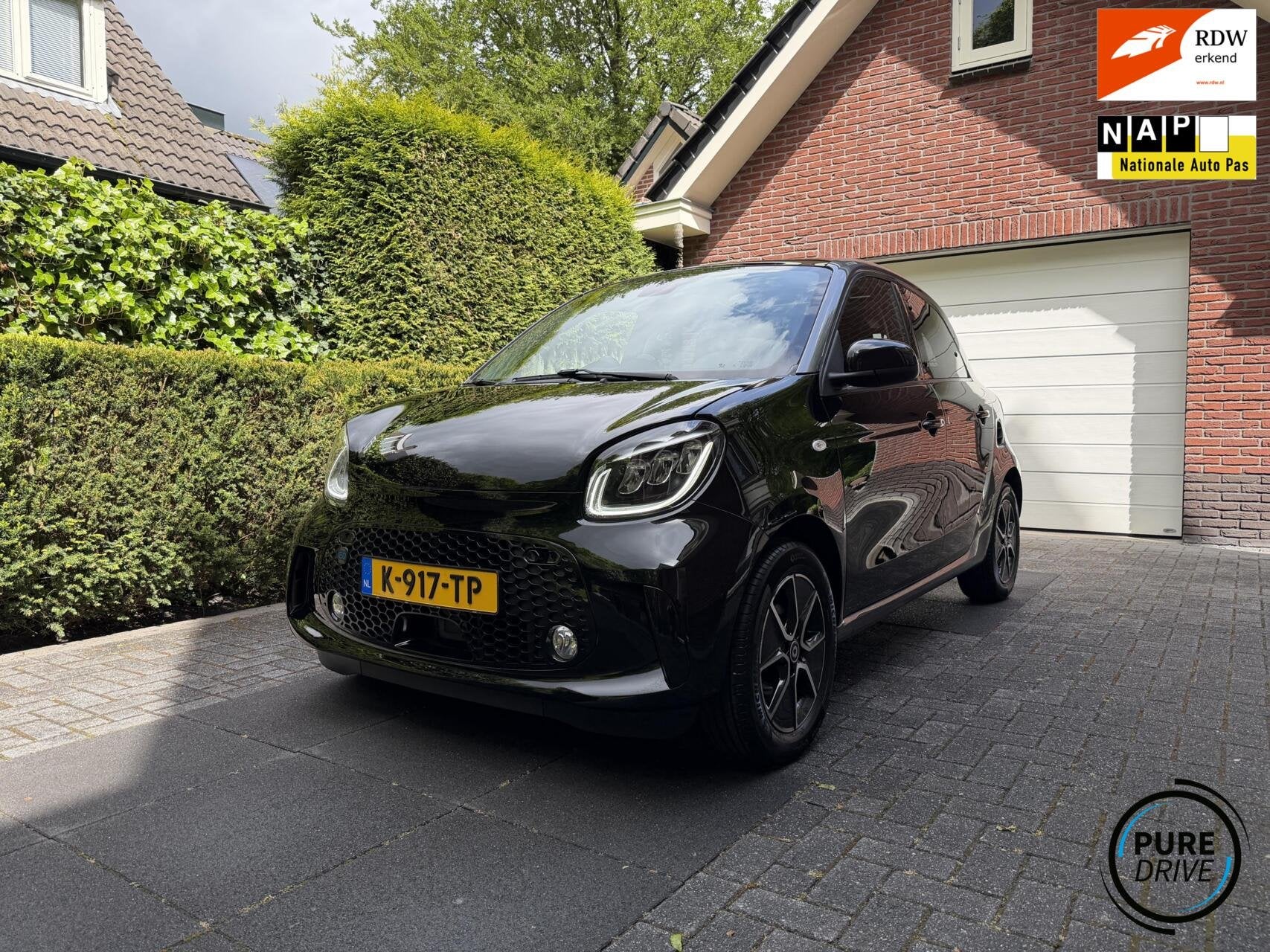 Smart forfour EQ Prime 18 kWh | Comf| Pano | Clima| Cruise, Automaat, Achterwielaandrijving, Gebruikt, Met garantie (alle)
