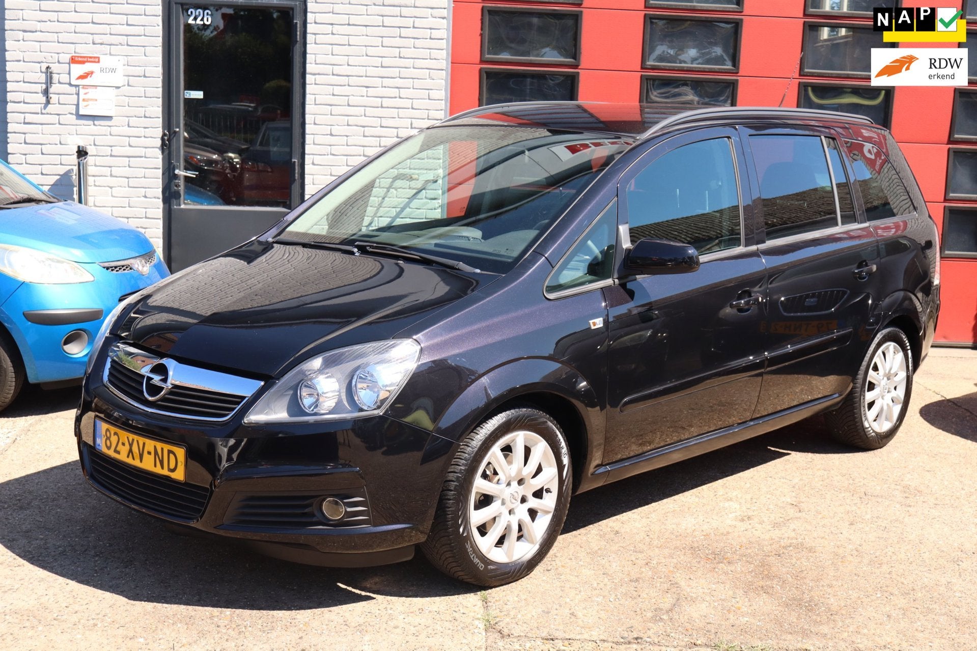 Opel Zafira 1.8 Temptation ,AIRCO , NIIEUWE APK , 7 PERS, Gebruikt, 4 cilinders, Zwart, Origineel Nederlands