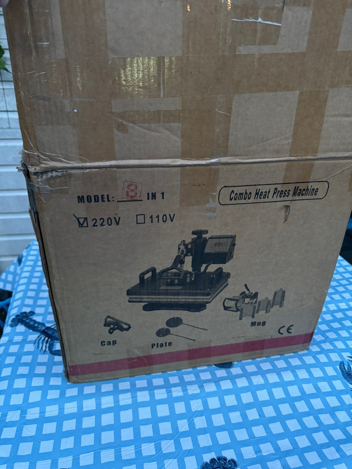 Combo Heat Press Machine, Computers en Software, Joysticks, Ophalen, Zo goed als nieuw