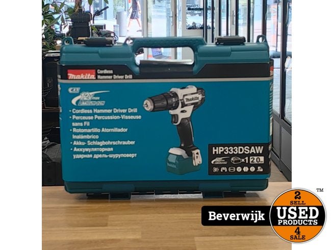 Makita HP333DSAW Klopboormachine 12V - NIEUW!, Doe-het-zelf en Verbouw, Gereedschap | Boormachines, Makita, Nieuw, Support@makita.com