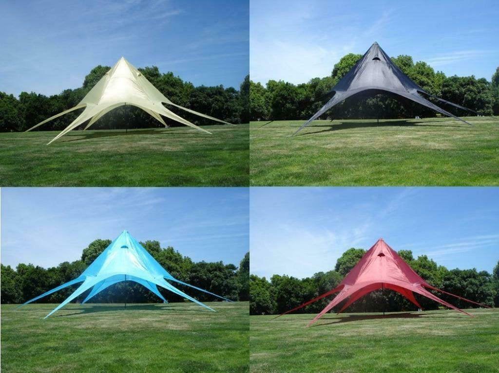Profi Starflex-Shelter Stertent Starshade 10m. Kleurkeuze, Ophalen of Verzenden, Nieuw, 8 meter of meer, Stertent