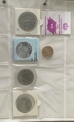 ECU munten set: Leeghwater en Koning Willem II, Ophalen of Verzenden, Koning Willem II, Euro's, Setje