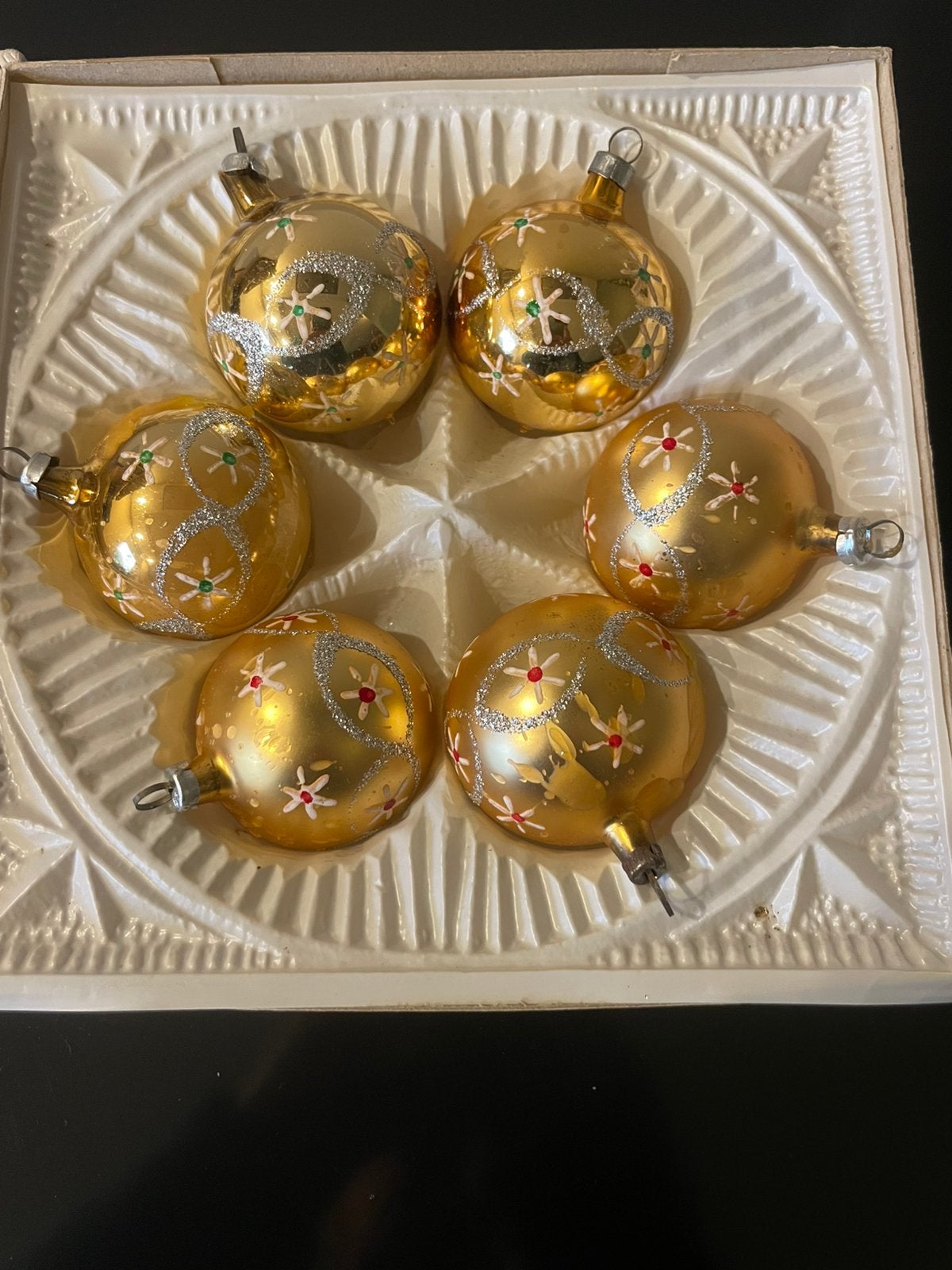 Retro/vintage kerstballen, Diversen, Ophalen of Verzenden, Gebruikt