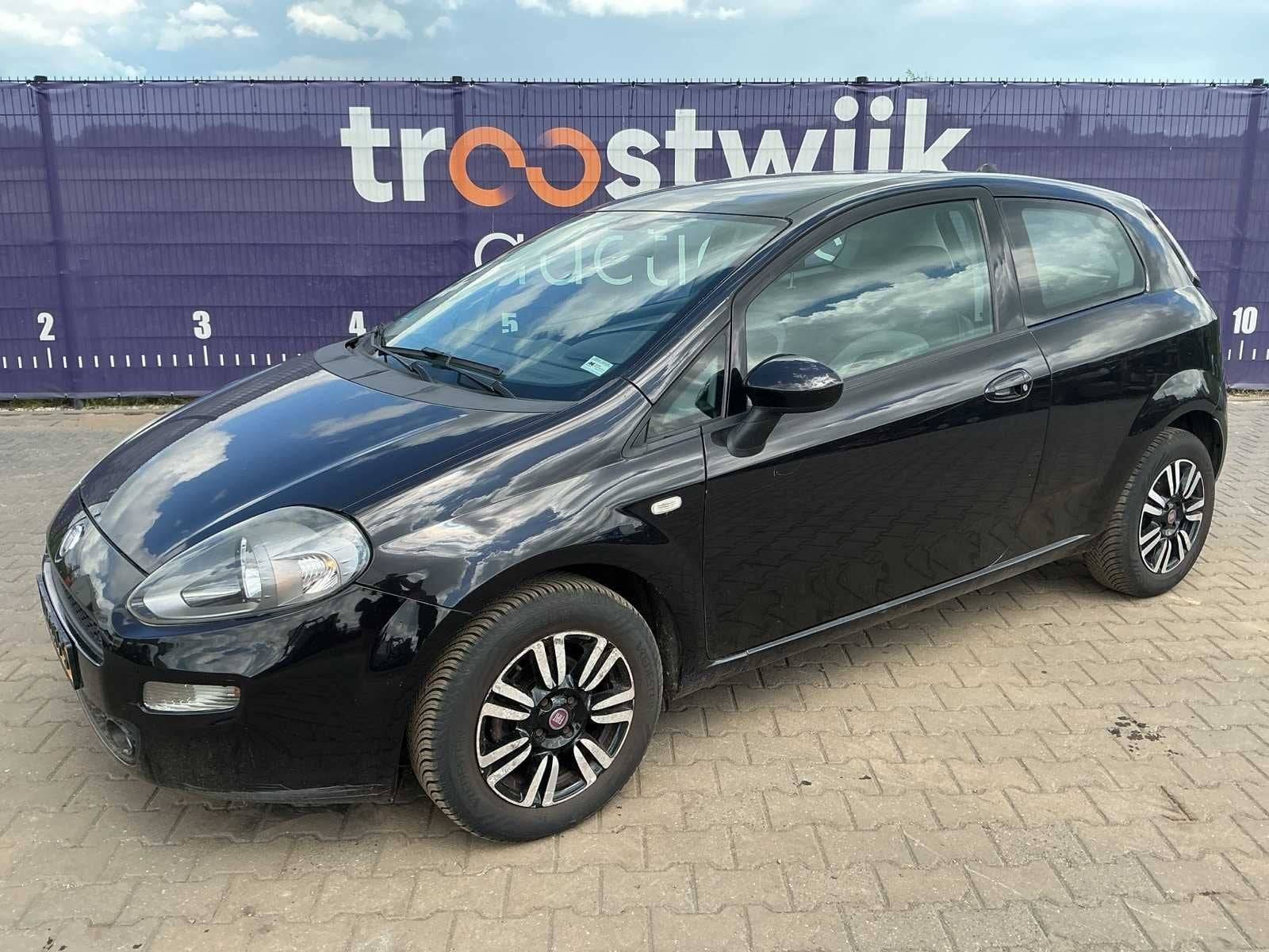 2012 - Fiat - Punto Evo - 0.9 TwinAir Easy - Personenauto, Auto's, Voorwielaandrijving, Euro 5, 86 pk, Zwart