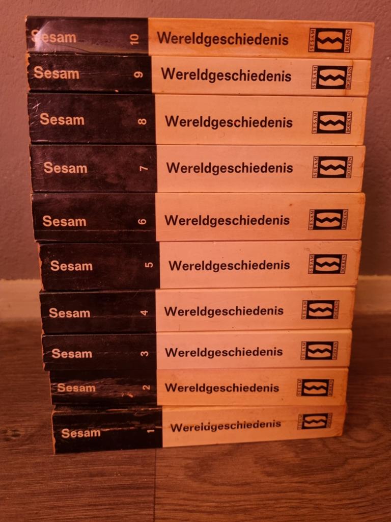 Sesam Wereldgeschiedenis Complete Set (10 delen), Boeken, Overige gebieden, Diverse auteurs, Ophalen of Verzenden, 20e eeuw of later