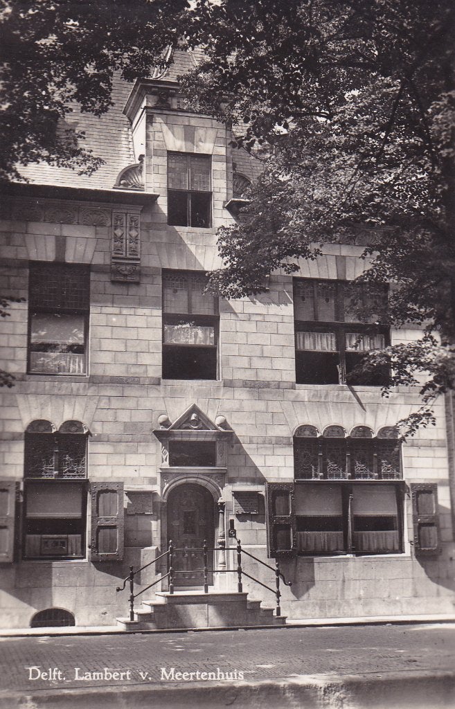 Delft. Oude Ansichtkaart:  Lambert v. Meertenhuis, Verzenden, 1960 tot 1980, Ongelopen, Zuid-Holland