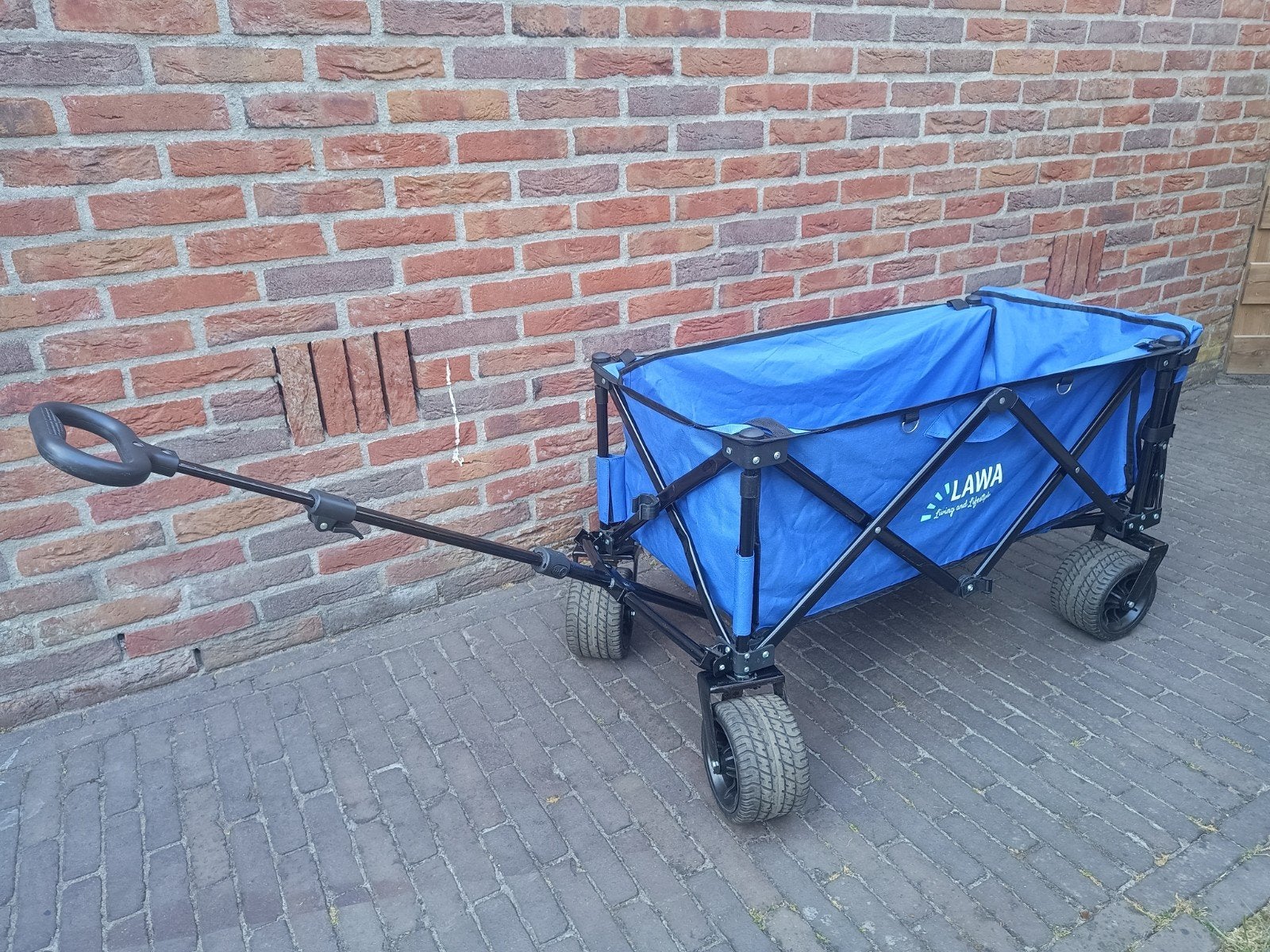 Lawa opvouwbare bolderkar, Caravans en Kamperen, Bolderkarren, Ophalen, Opvouwbaar, Zo goed als nieuw