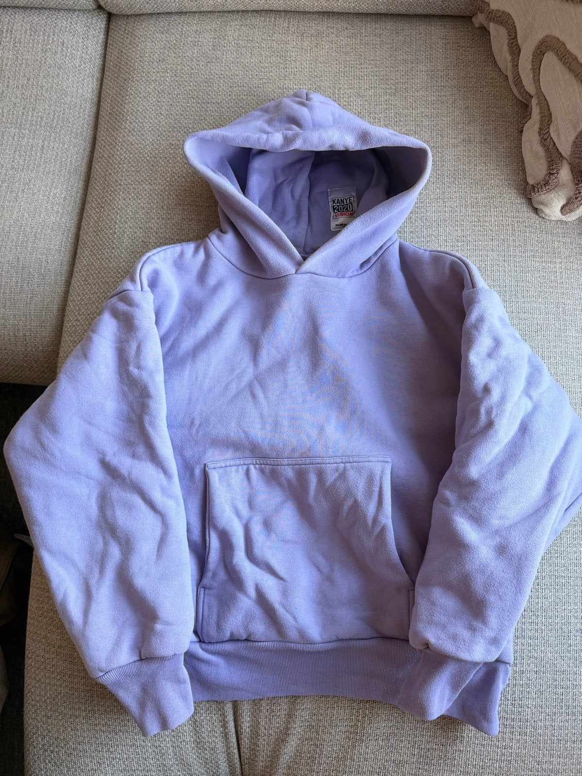 Yeezy Vision Hoodie Paars Maat M Double Layered Kanye West, Ophalen of Verzenden, Gedragen