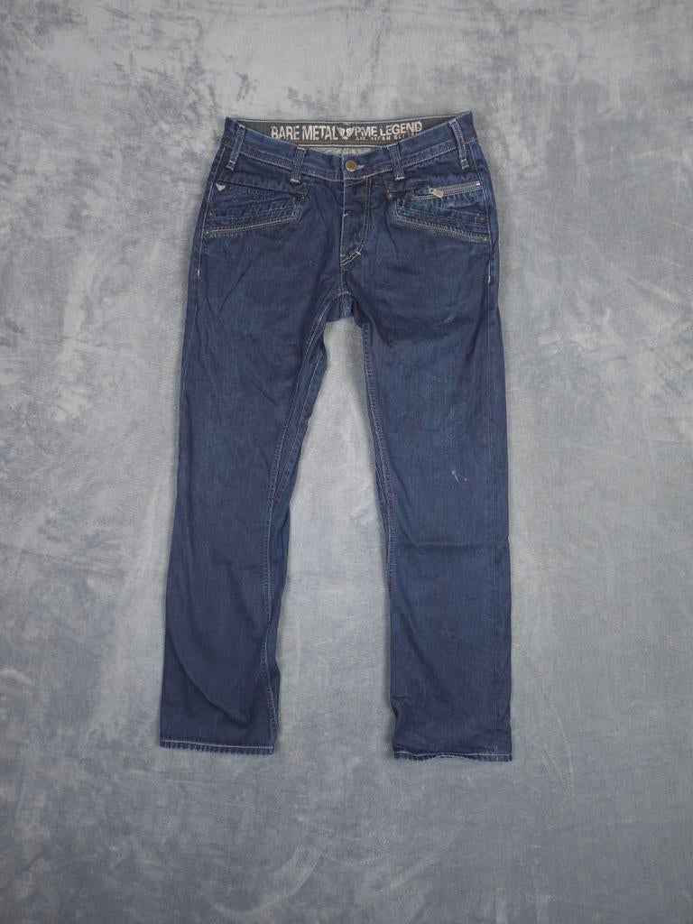 Pme Legend Broek Bare Metal W33 L32 Donkerblauw Jeans M, Blauw, ., Ophalen of Verzenden, Zo goed als nieuw