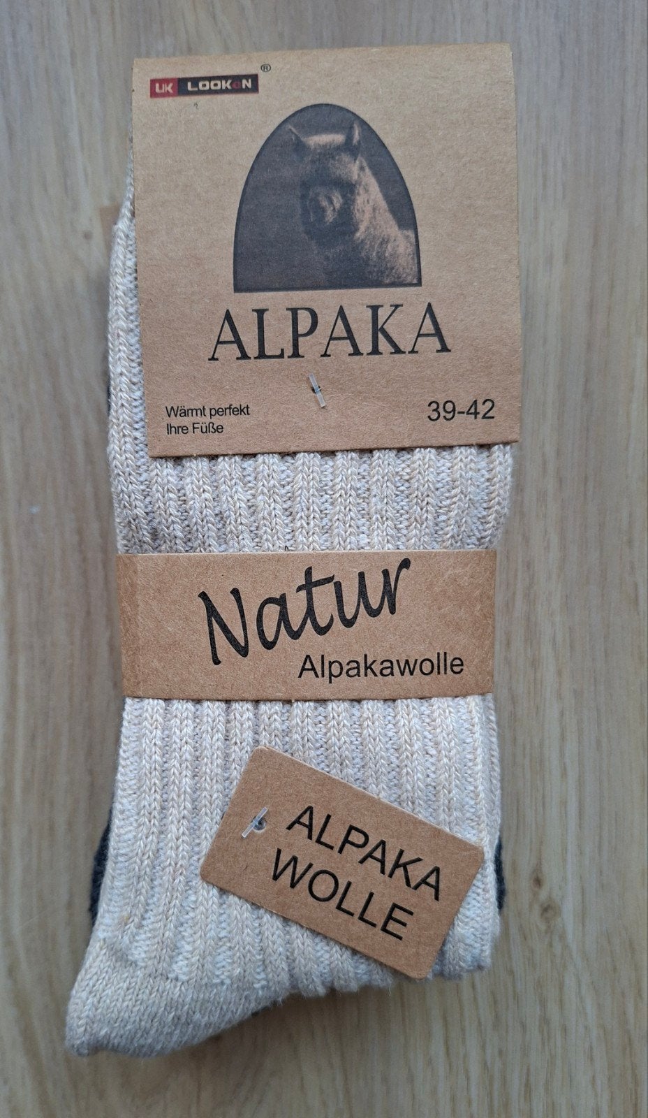 3 Paar Dunne Alpaka Wollen Sokken Maat 39-42 (Ribbel), Sokken en Kniesokken, Alpaka, Nieuw, Ophalen of Verzenden