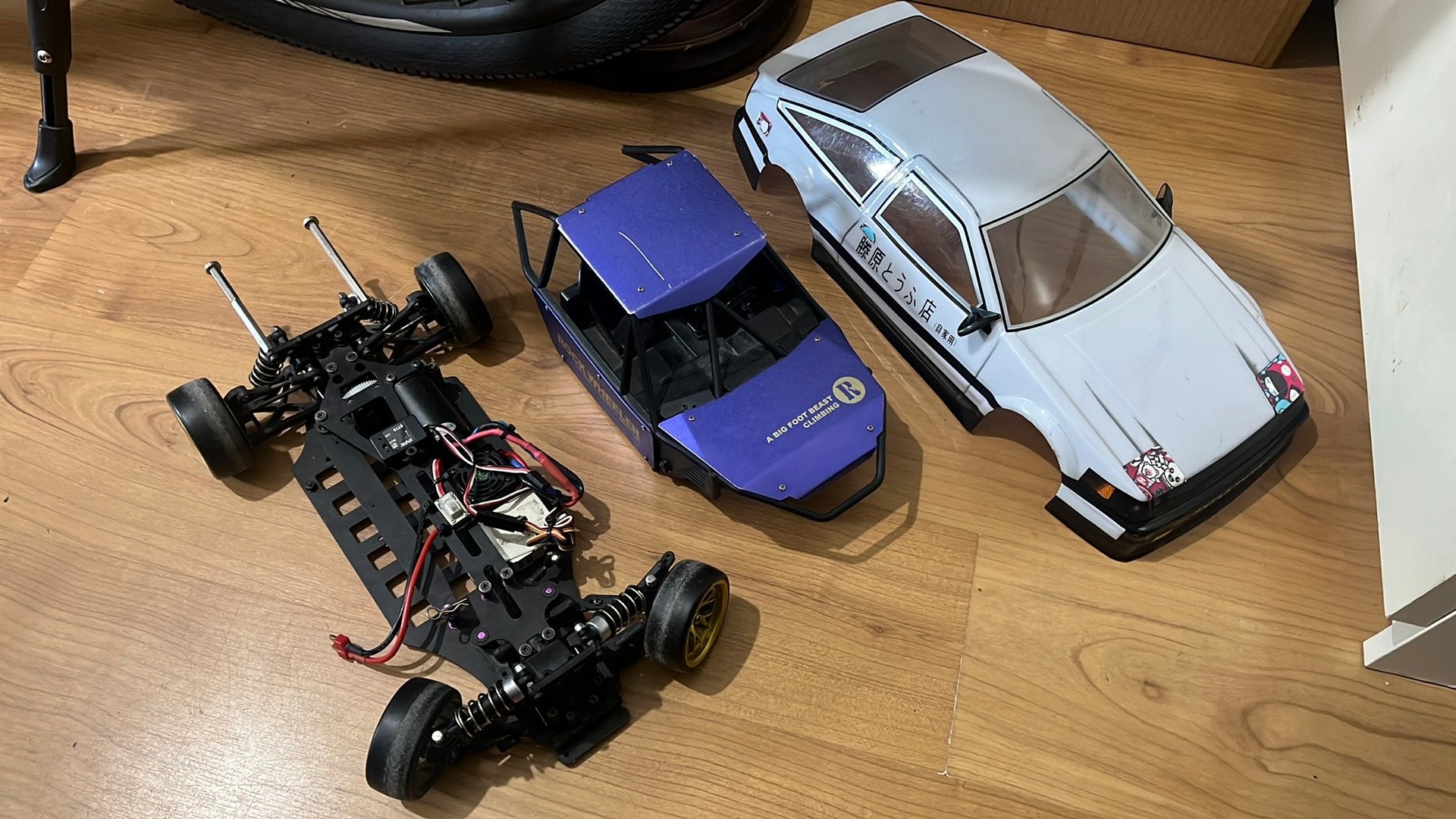 1/10 drift auto, Hobby en Vrije tijd, Modelbouw | Radiografisch | Auto's, Ophalen of Verzenden, Zo goed als nieuw, Overige schalen