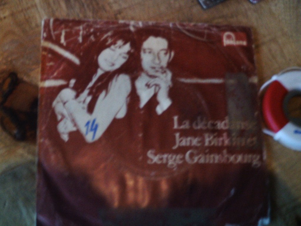 Jane Birkin & Serge Gainsbourg - La Décadanse (Single) 12s, 7 inch, Ophalen of Verzenden, Zo goed als nieuw, Overige typen