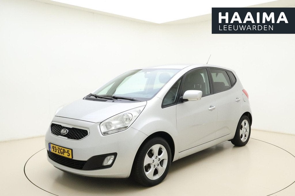 Kia Venga 1.6 CVVT Super Pack 125pk | Automaat | Climate Con, Auto's, Kia, Euro 5, 1591 cc, 4 cilinders, Leder en Stof