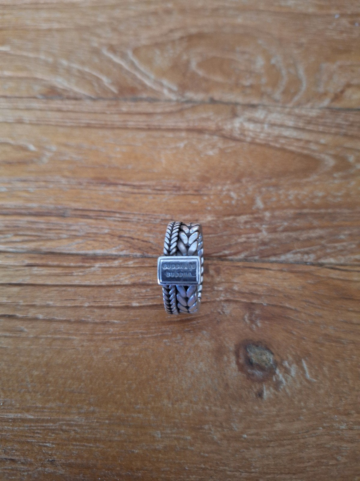 Buddha to buddha Ring Barbara dubbel maat 17, Ophalen of Verzenden, Zo goed als nieuw, 17 tot 18, Dame of Heer