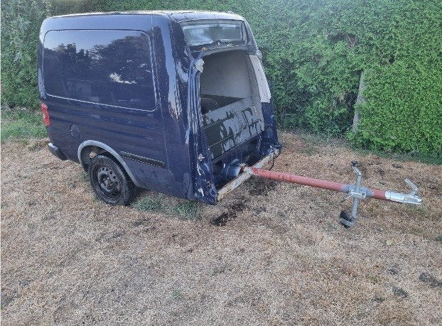 opel combo b aanhanger projekt, Auto diversen, Aanhangwagen-onderdelen, Ophalen, Gebruikt