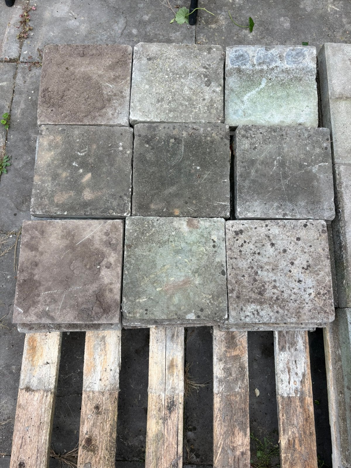 Tuintegels, 20x20cm, 41 stuks, Tuin en Terras, Ophalen, Gebruikt, Minder dan 5 m², Beton