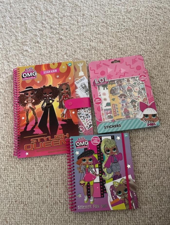 OMG lol kleur, teken, stickers set nieuw, Ophalen of Verzenden, Nieuw, Papier, Schets- of Tekenboek