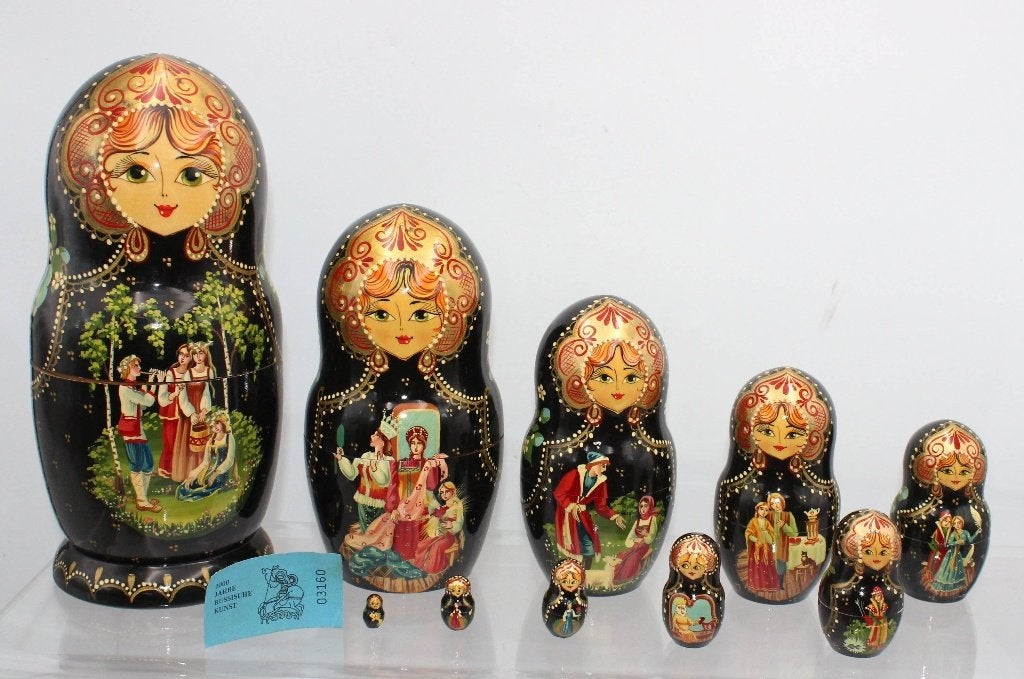Exclusieve Grote Matroesjka Nestpoppen (10 stuks), Verzamelen, Ophalen of Verzenden, Zo goed als nieuw