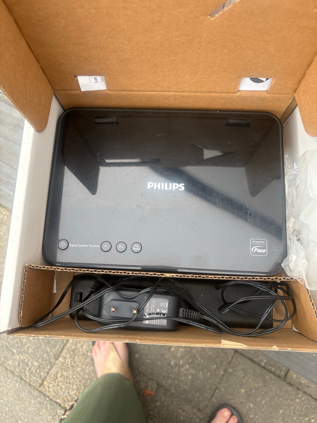 Philips DSR 7141 Digitale Satellietontvanger HD TV, Verzenden, Gebruikt, Decoder