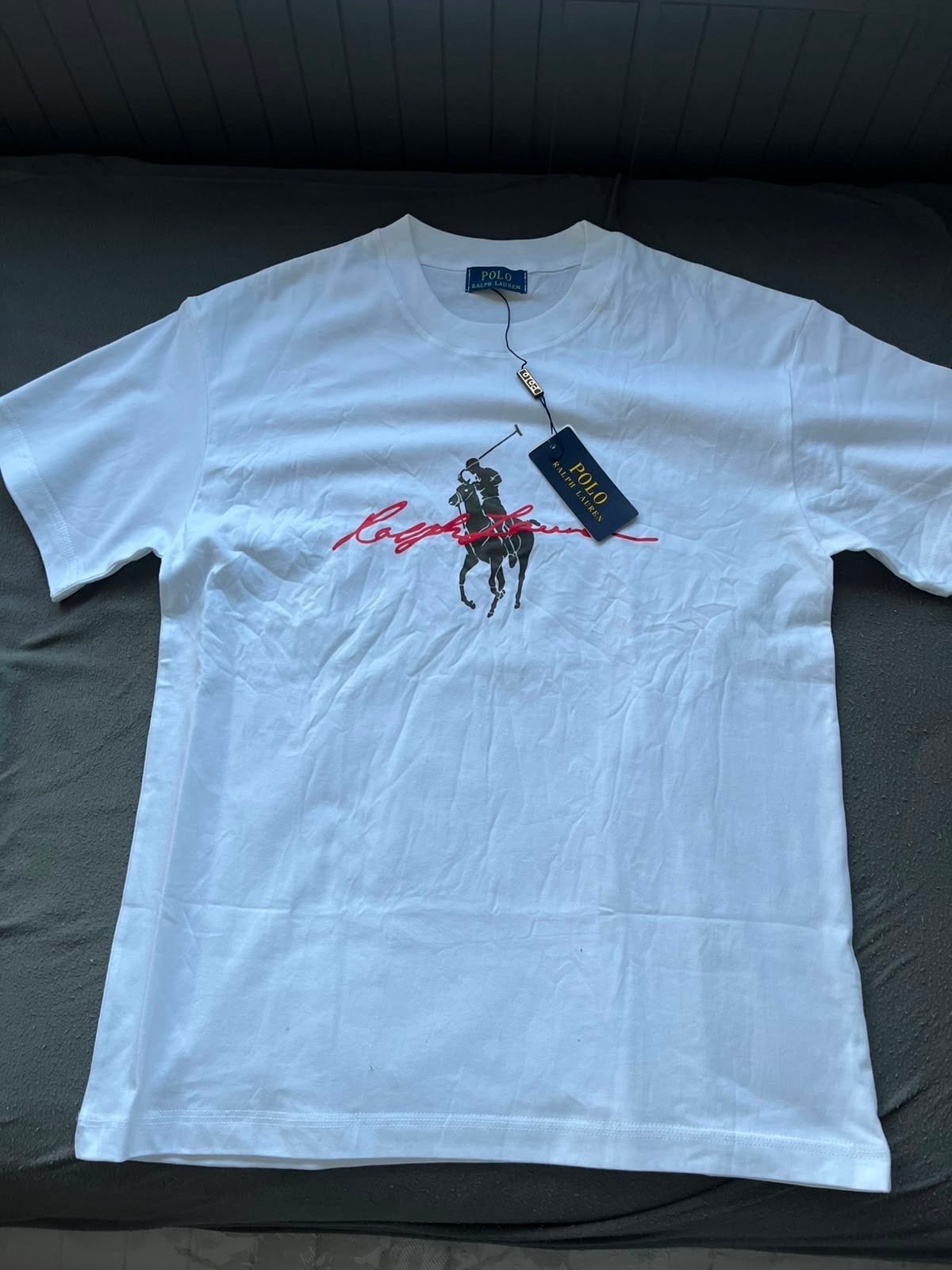 Polo Ralph Lauren T-shirt - Maat M, Ophalen of Verzenden, Gedragen, Maat 48/50 (M), Wit