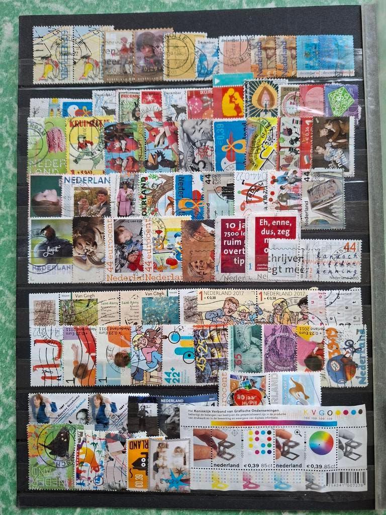 kaveltje Nederlandse gebruikte postzegels., Ophalen of Verzenden, Na 1940, Gestempeld