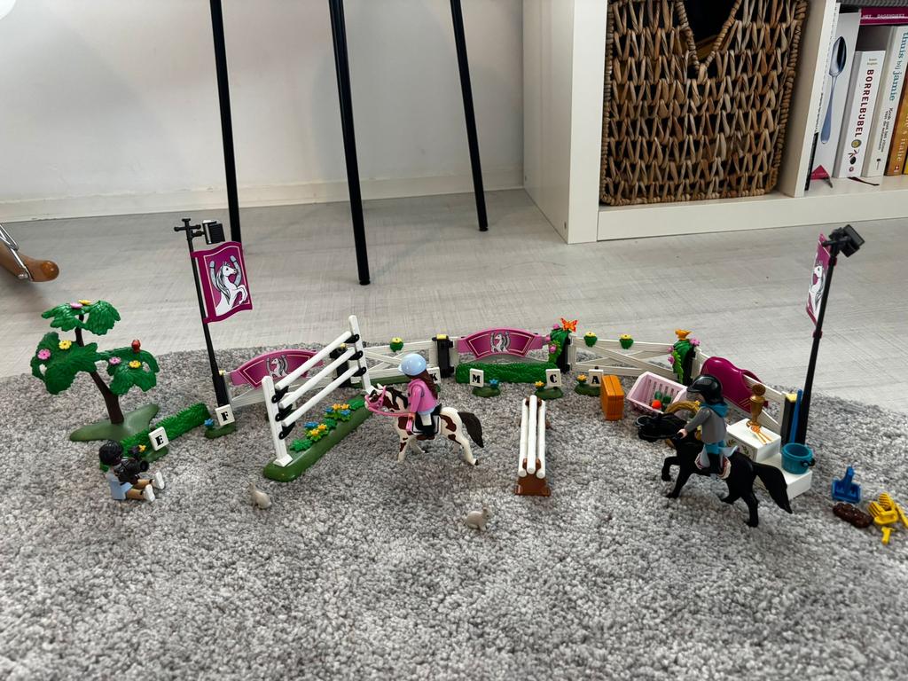 Playmobil paarden wedstrijd, Ophalen of Verzenden, Zo goed als nieuw, Jongen of Meisje