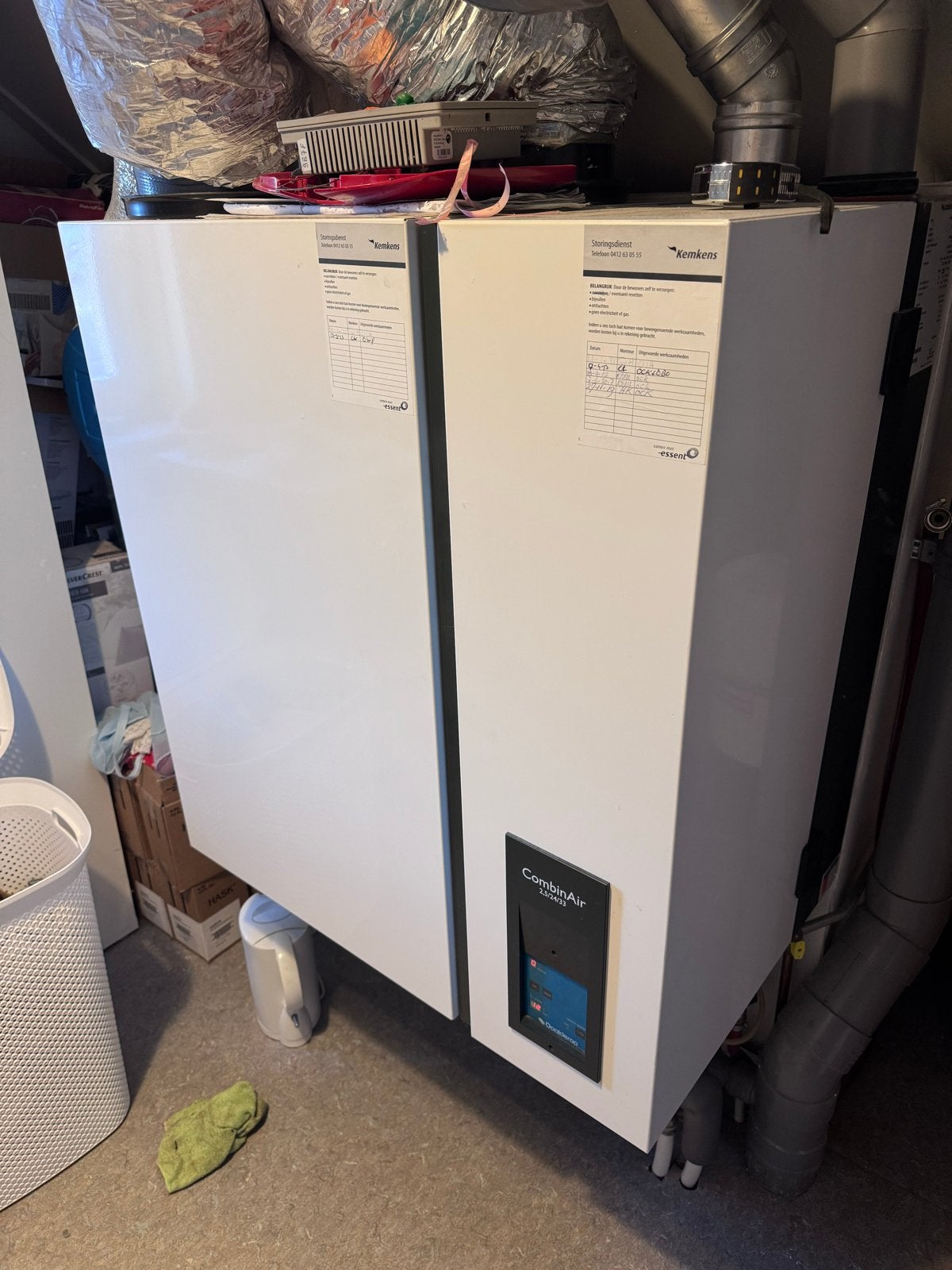 Daalderop Combinair CV 24/33 ketel, goed werkend, Ophalen, Gebruikt, Cv-ketel of Combi-ketel