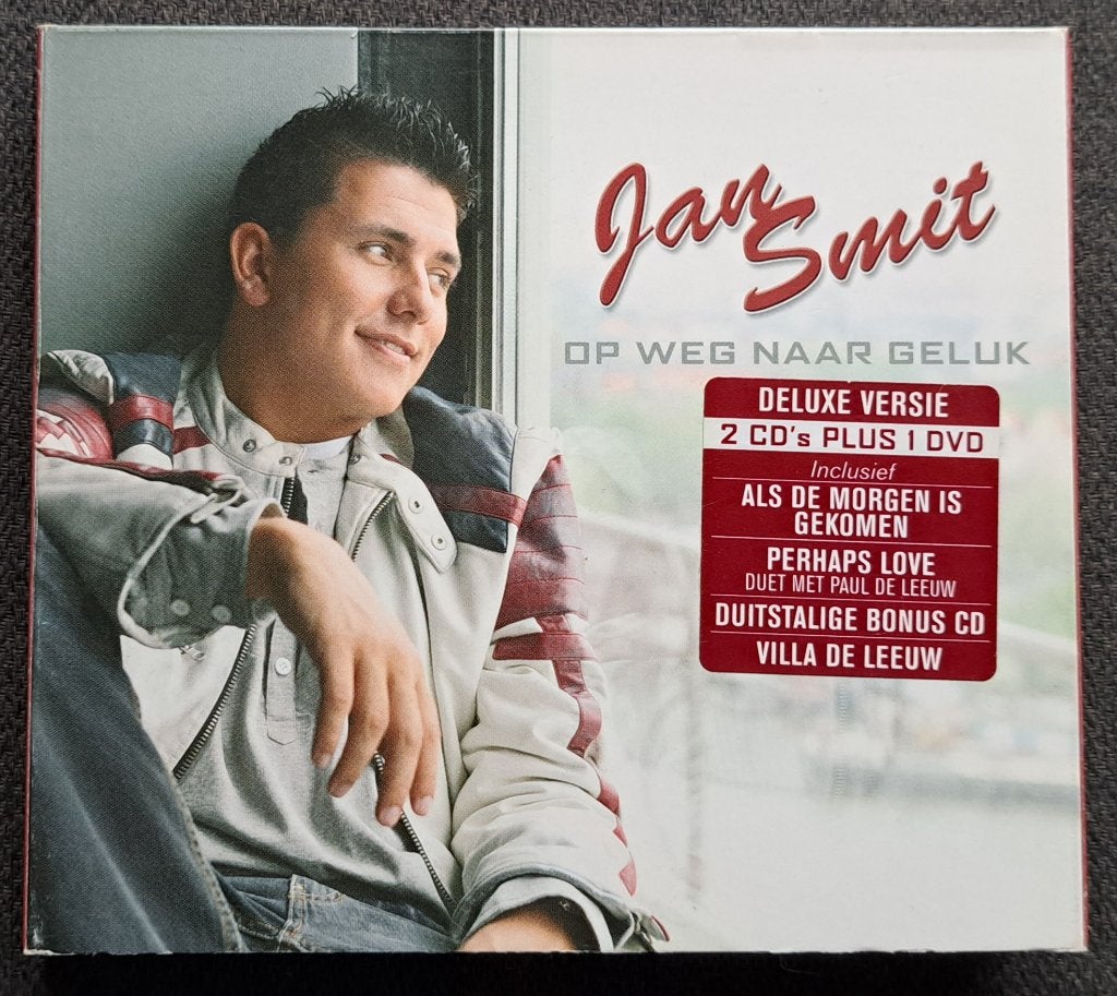 Jan Smit - Op weg naar geluk (Deluxe Version) 2-CD+DVD, Ophalen of Verzenden, Zo goed als nieuw, Levenslied of Smartlap