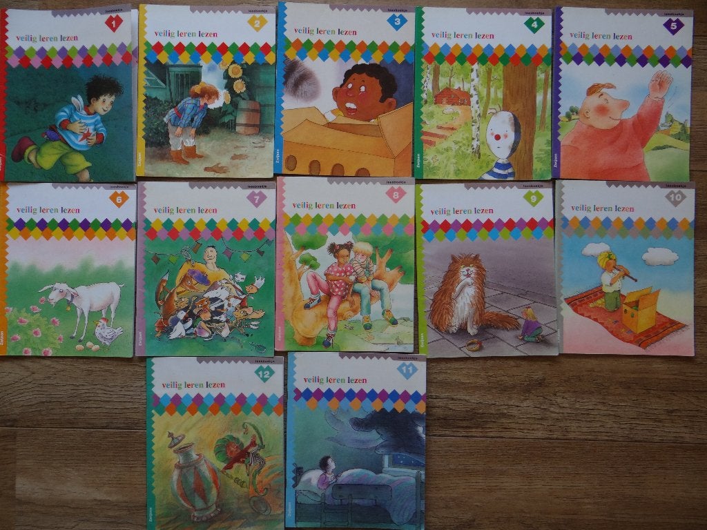 Serie van 12 boekjes Veilig Leren Lezen., Ophalen of Verzenden, Gelezen, Fictie algemeen