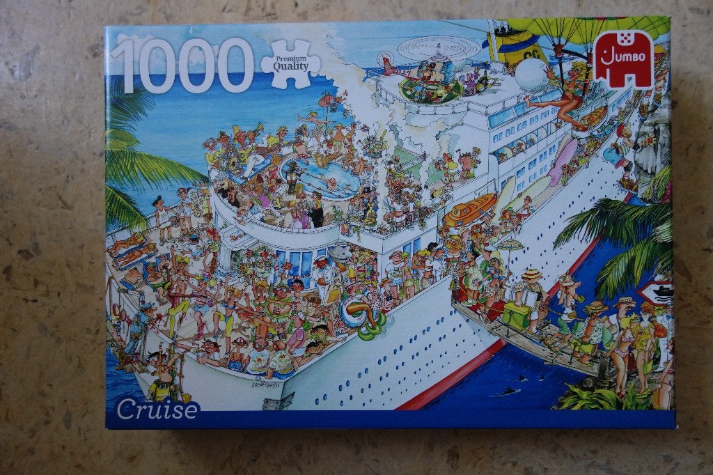 Puzzel Cruise van Jumbo, Ophalen of Verzenden, 500 t/m 1500 stukjes, Zo goed als nieuw, Legpuzzel