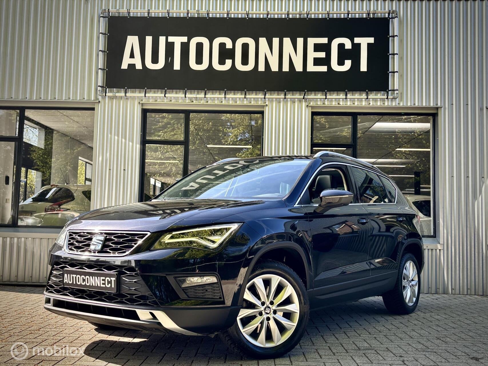 Seat Ateca 1.4 EcoTSI Style. PANO, NAVI AUTOMAAT, CRUISE, Auto's, Dealer onderhouden, Gebruikt, 4 cilinders, 150 pk