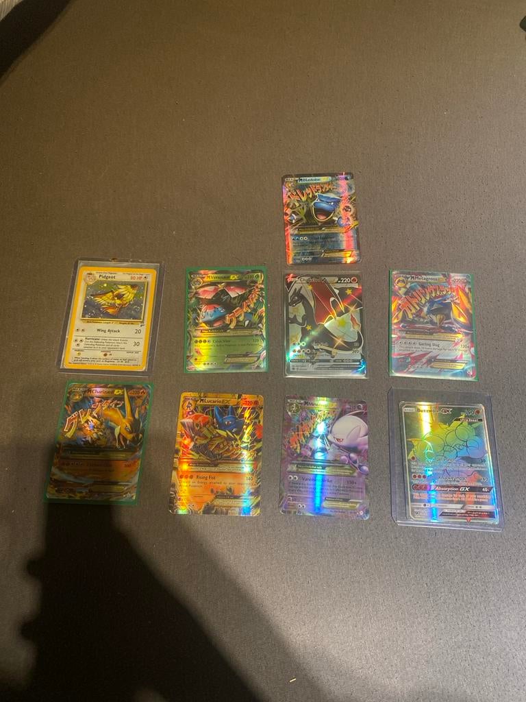Pokémon Kaarten Collectie - Charizard, Blastoise, Mewtwo EX/, Ophalen of Verzenden, Gebruikt, Meerdere kaarten, Foil