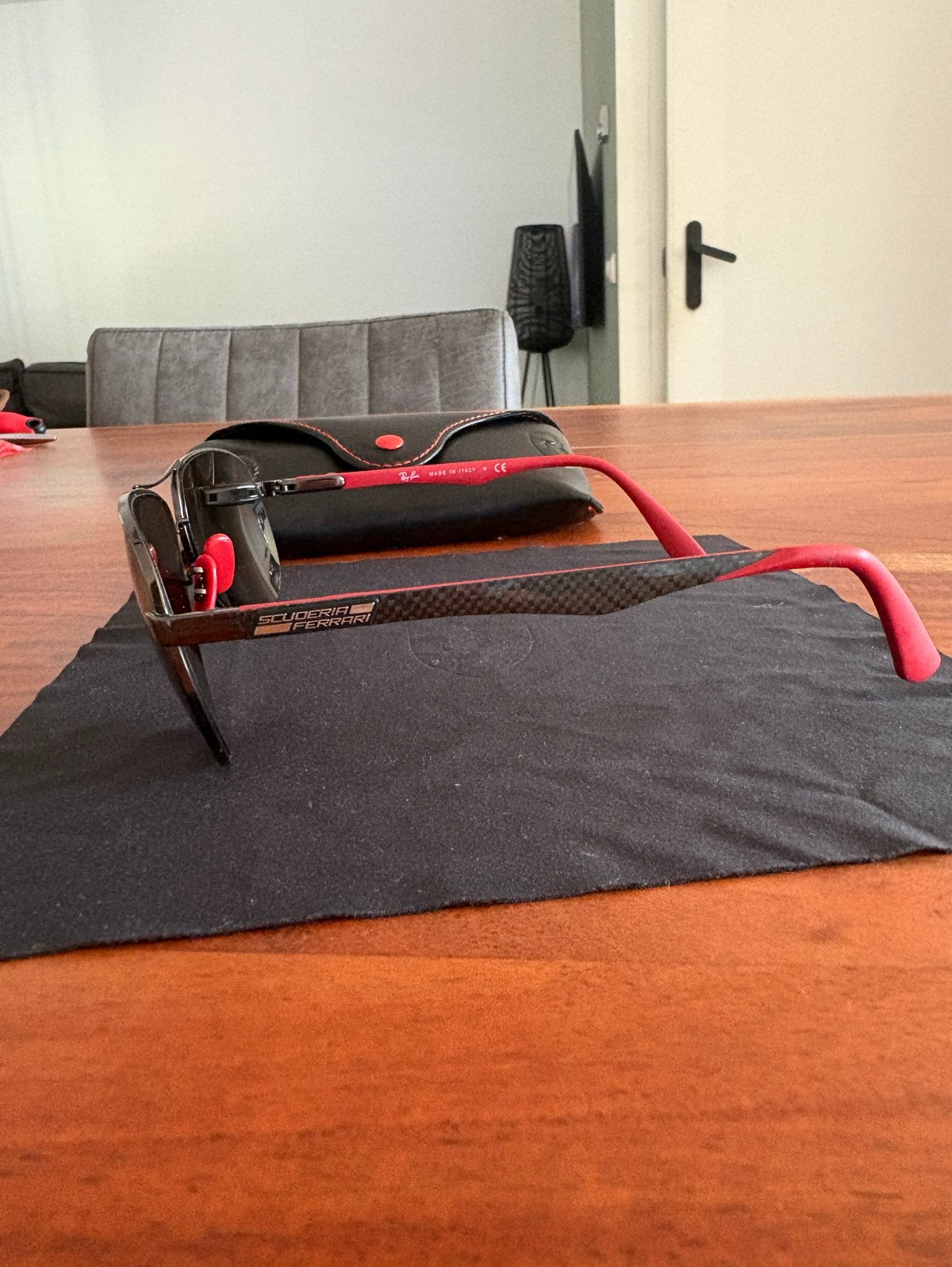 Ray-Ban Scuderia Ferrari Zonnebril RB 8313-M, Zonnebril, Zwart, Nieuw, Ophalen of Verzenden