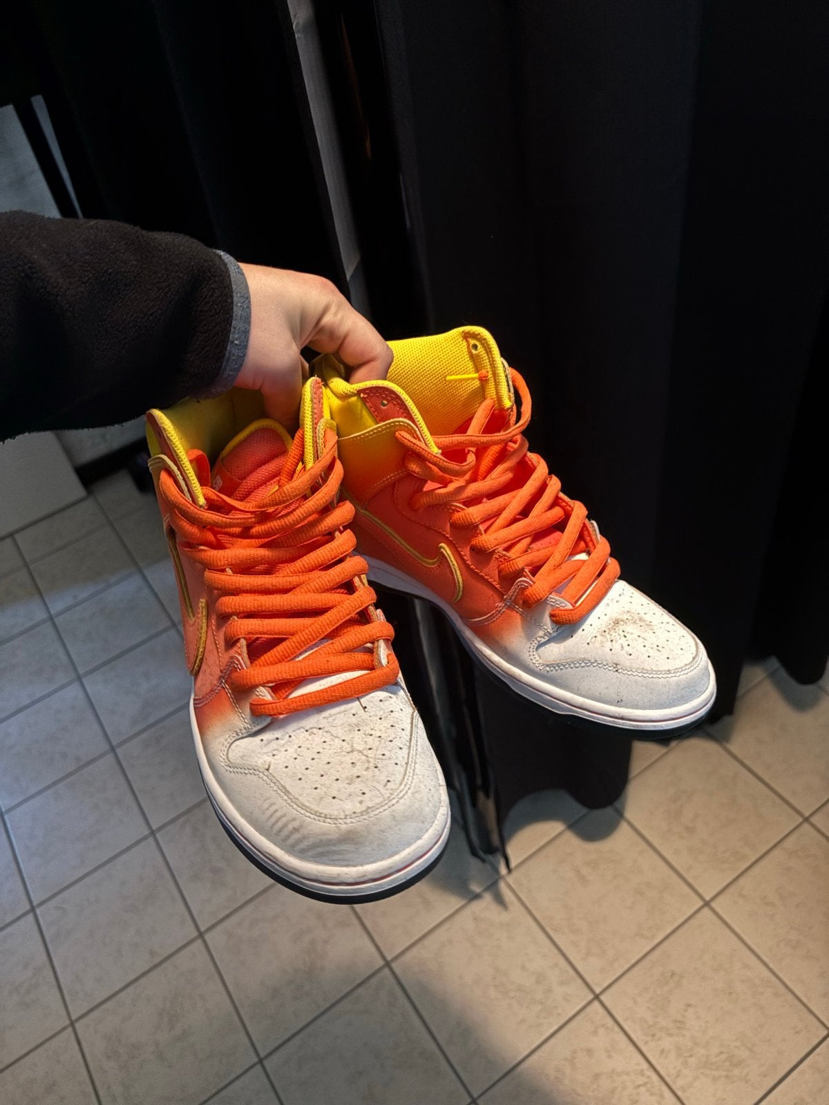 Nike SB Dunk High Sweet Tooth Candy Corn Limited Edition, Ophalen of Verzenden, Gedragen, Overige kleuren, Sneakers of Gympen