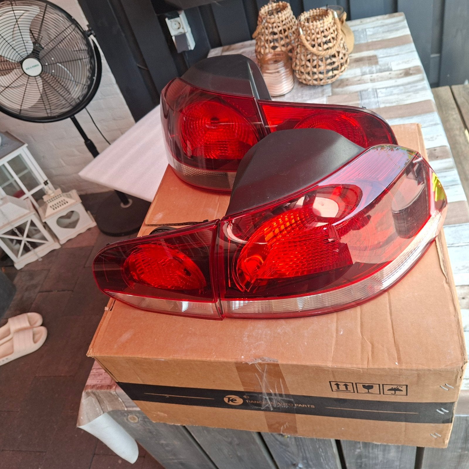 Originele achterlichten Volkswagen Golf 6 (set), Ophalen of Verzenden, Gebruikt, Volkswagen