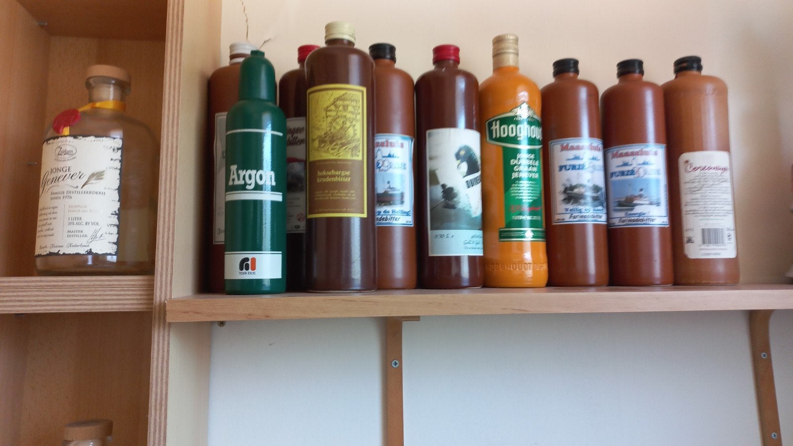 Diverse collectie lege flessen, Ophalen of Verzenden, Gebruikt