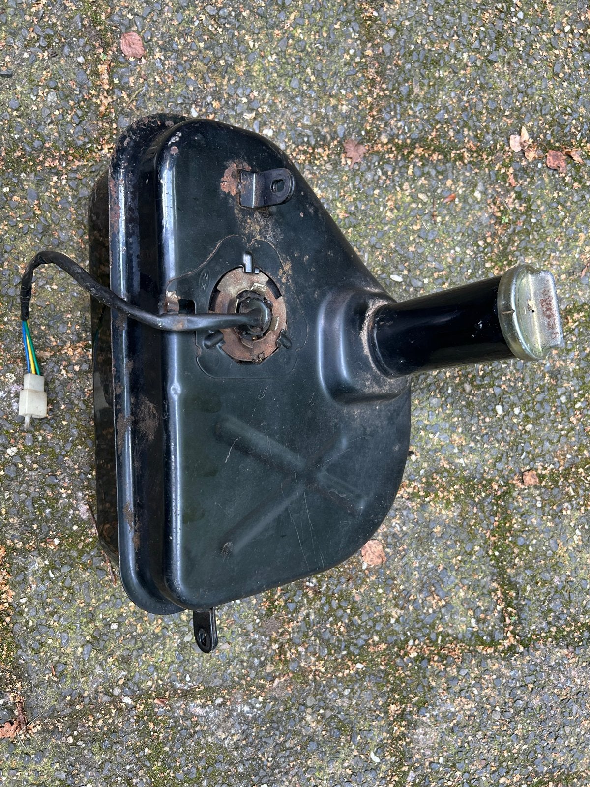 AGM Retro / Grande Retro Tank - Gebruikt, Fietsen en Brommers, Brommeronderdelen | Scooters, Ophalen of Verzenden, Gebruikt, Tank