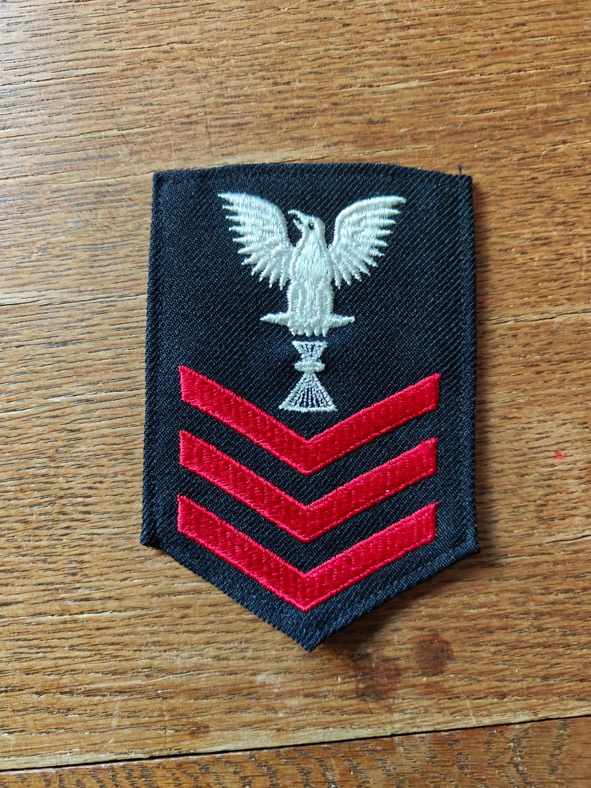 Navy rang patch zwart 14, Verzamelen, Militaria | Algemeen, Ophalen of Verzenden, Marine, Nederland, Embleem of Badge