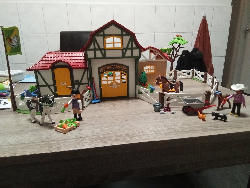 Playmobil country Paardenmanege (6926) - Complete set, Kinderen en Baby's, Speelgoed | Playmobil, Zo goed als nieuw, Complete set