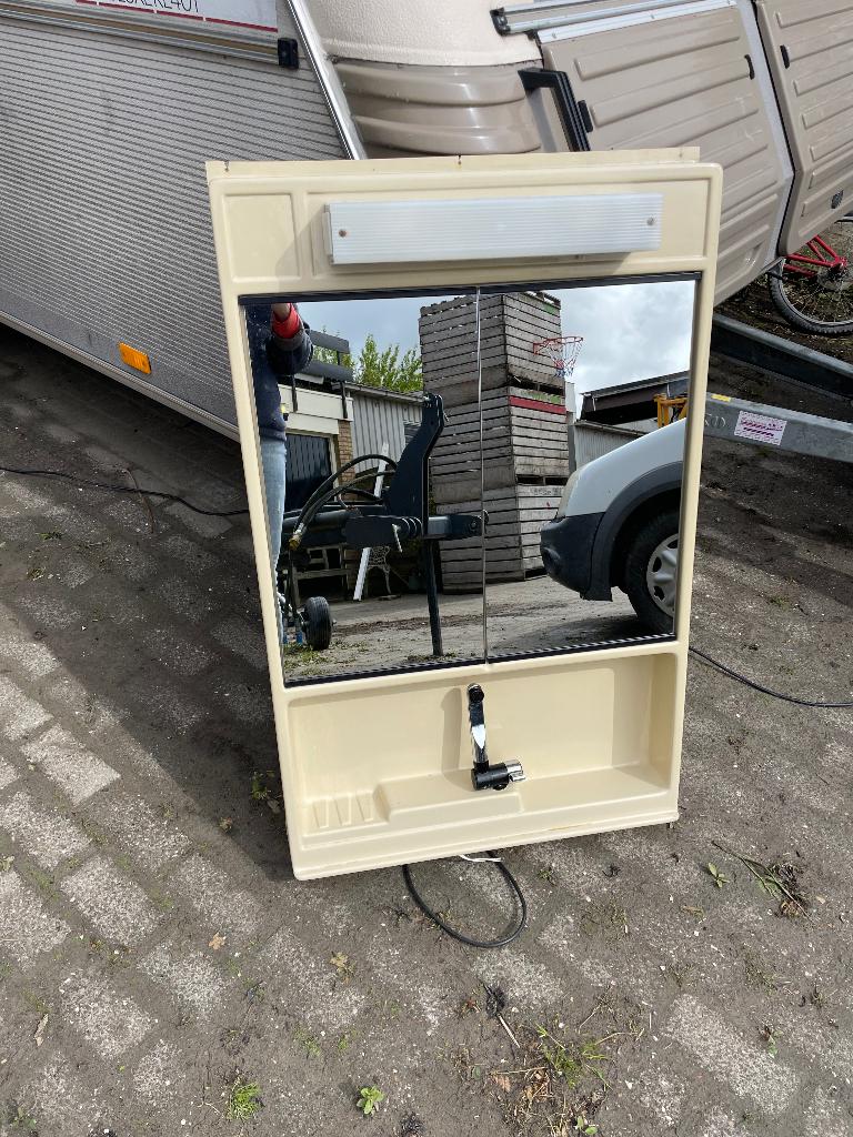 Vintage badkamermeubel caravan, Ophalen, Gebruikt