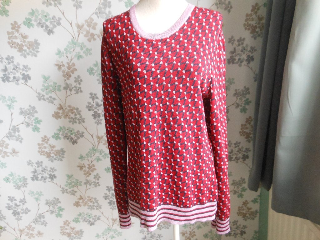 Mooie trui van WE. Maat XL, Ophalen of Verzenden, Zo goed als nieuw, Maat 46/48 (XL) of groter, Rood