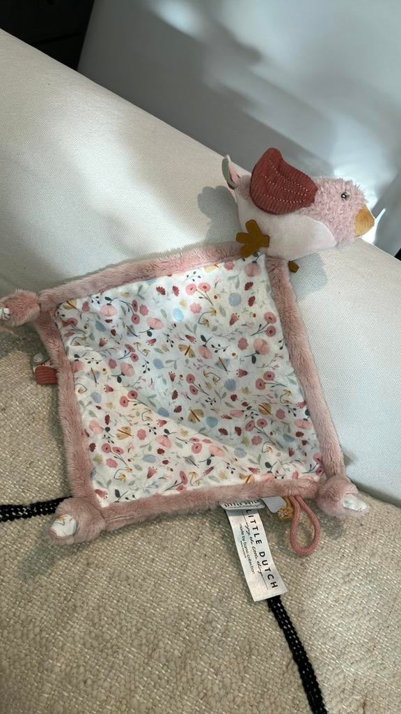 Little dutch vogel knuffeldoekje roze, Kinderen en Baby's, Speelgoed | Knuffels en Pluche, Ophalen of Verzenden, Nieuw, Overige typen
