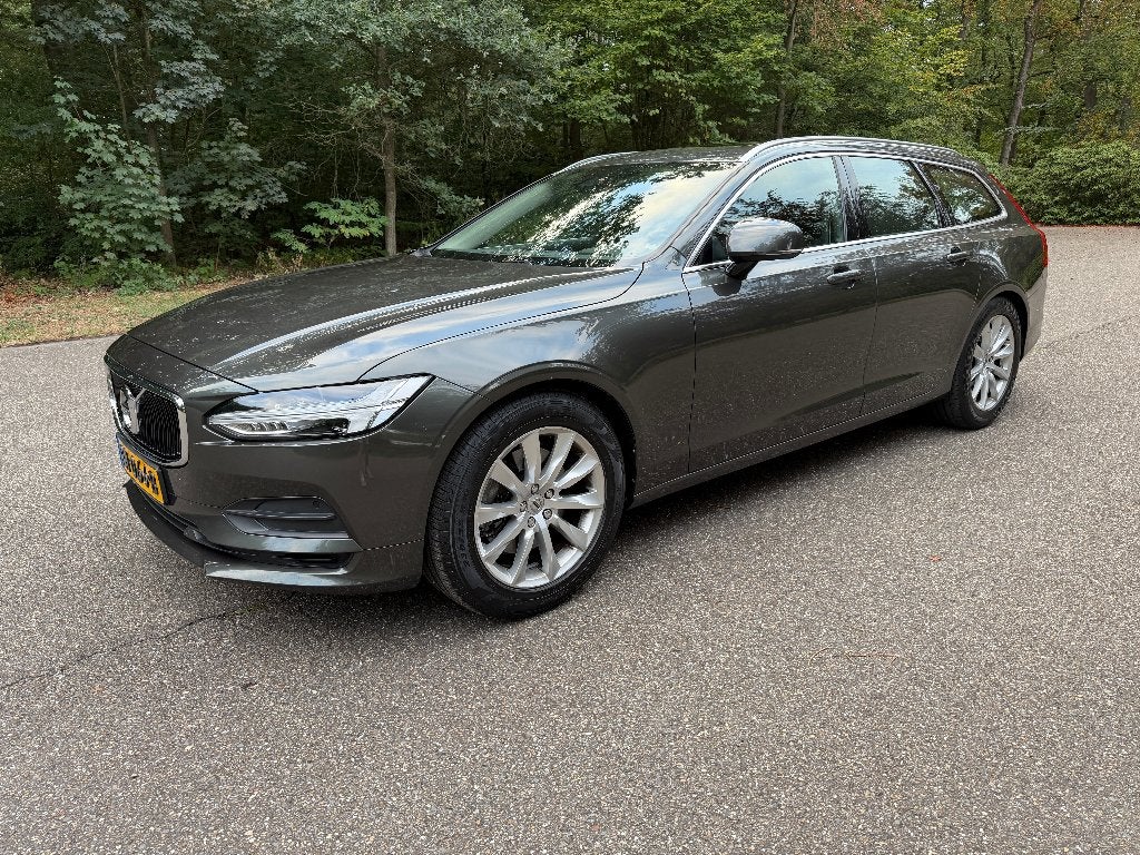 Volvo V90 T5 250pk 2018 ACC PDC Trekhaak Pano Pilot Leder, 15 km/l, Euro 6, 4 cilinders, 1969 cc