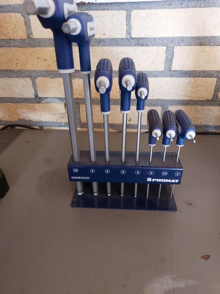 Promat Inbus T-Greep Set, Ophalen, Nieuw