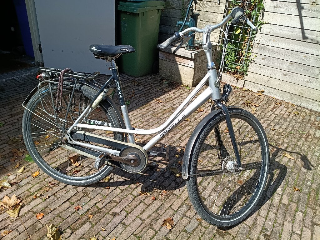 Gazelle damesfiets, Ophalen, Versnellingen, Gazelle, Trommelrem