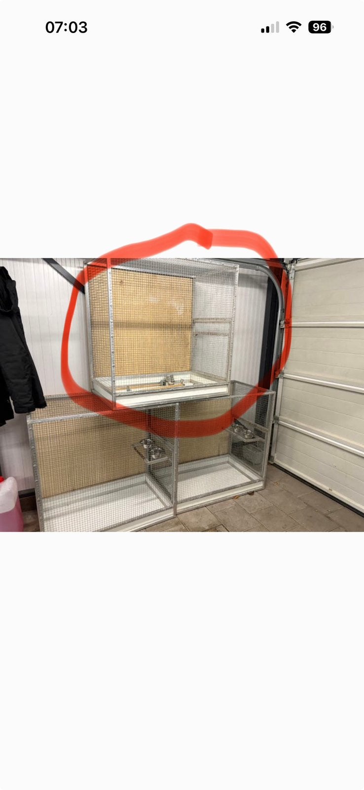 Aluminium kooi, Ophalen, Zo goed als nieuw
