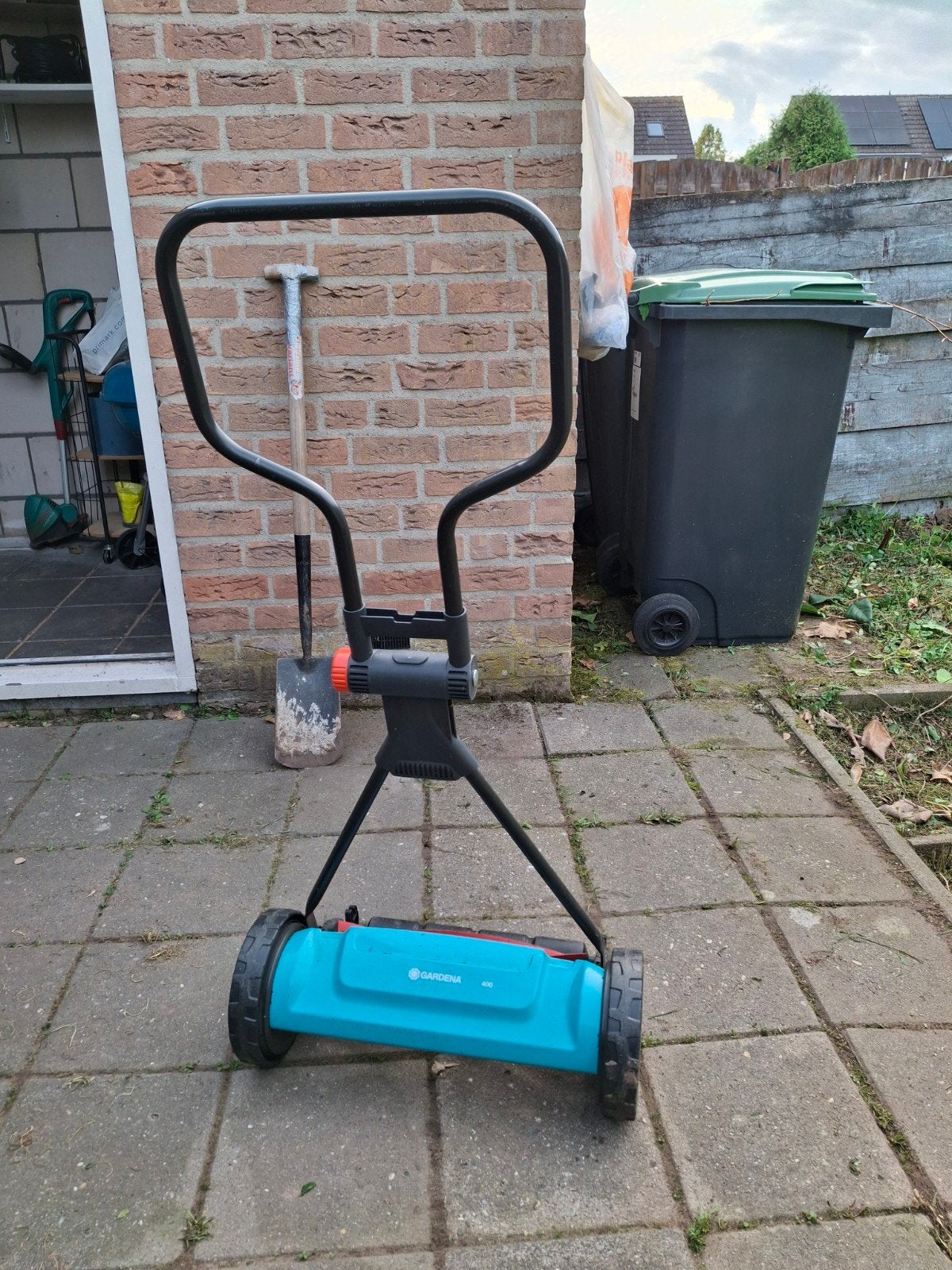 Gardena 400 hand grasmaaier., Tuin en Terras, Kooimesmaaier, Ophalen, Zo goed als nieuw