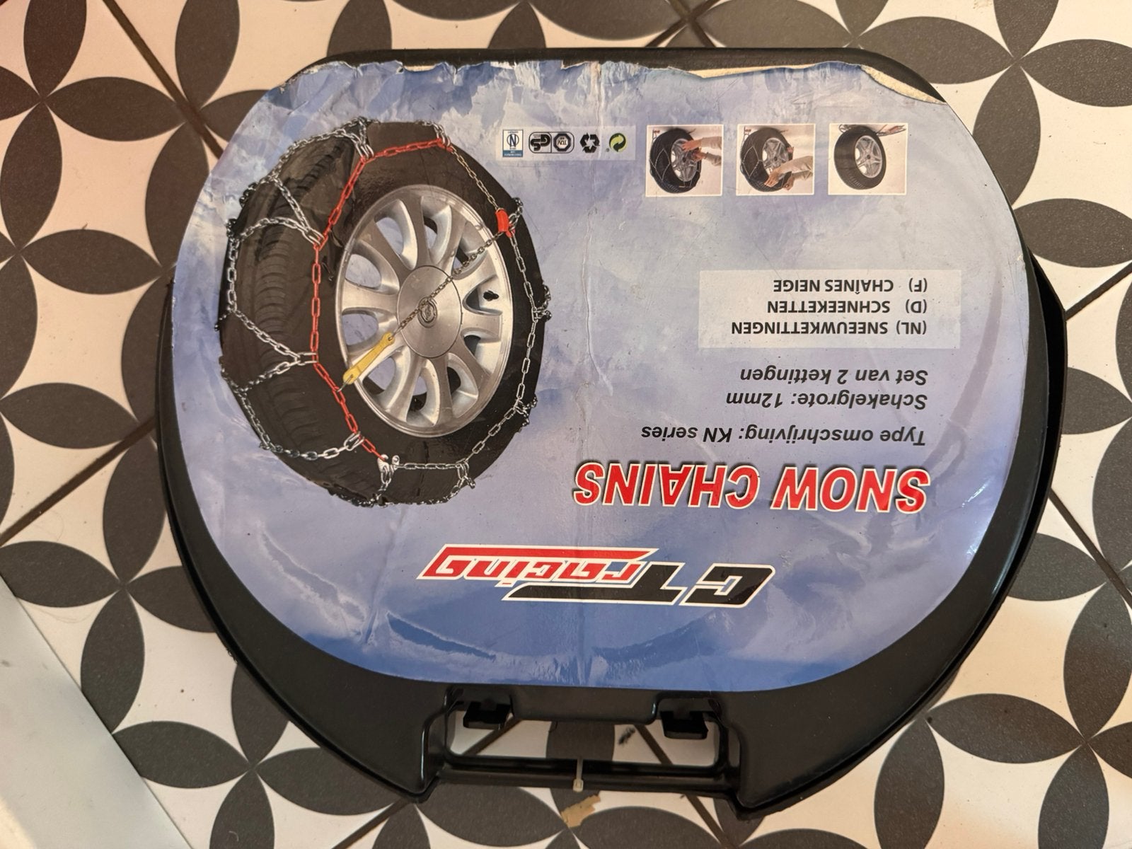 Sneeuwkettingen CT racing model KN90, Auto diversen, Sneeuwkettingen, Ophalen of Verzenden, Zo goed als nieuw