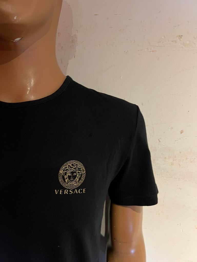VERSACE shirt maat 6 m origineel ZGAN, Maat 48/50 (M), Zwart, G, T