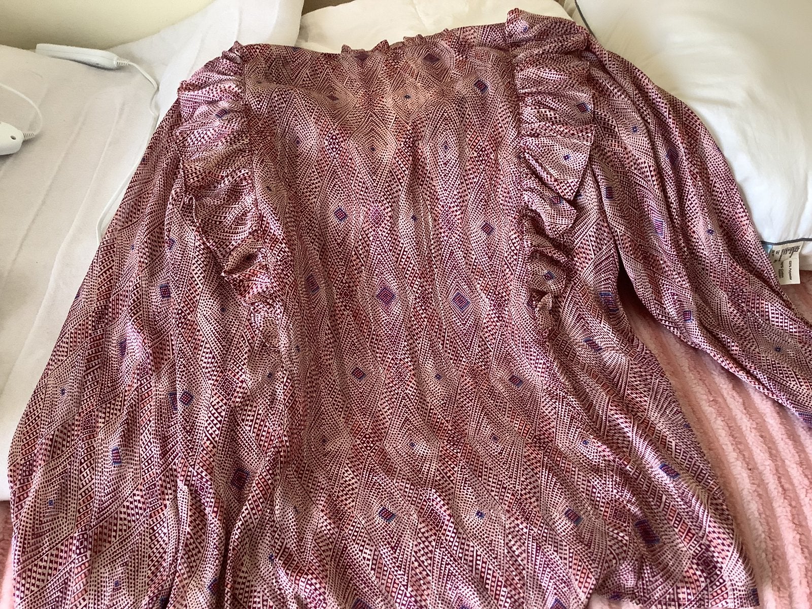 Blouse maat L blu harper & yve, Ophalen, Zo goed als nieuw, Maat 38/40 (M)